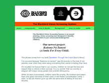 Tablet Screenshot of blackbirdvision.com